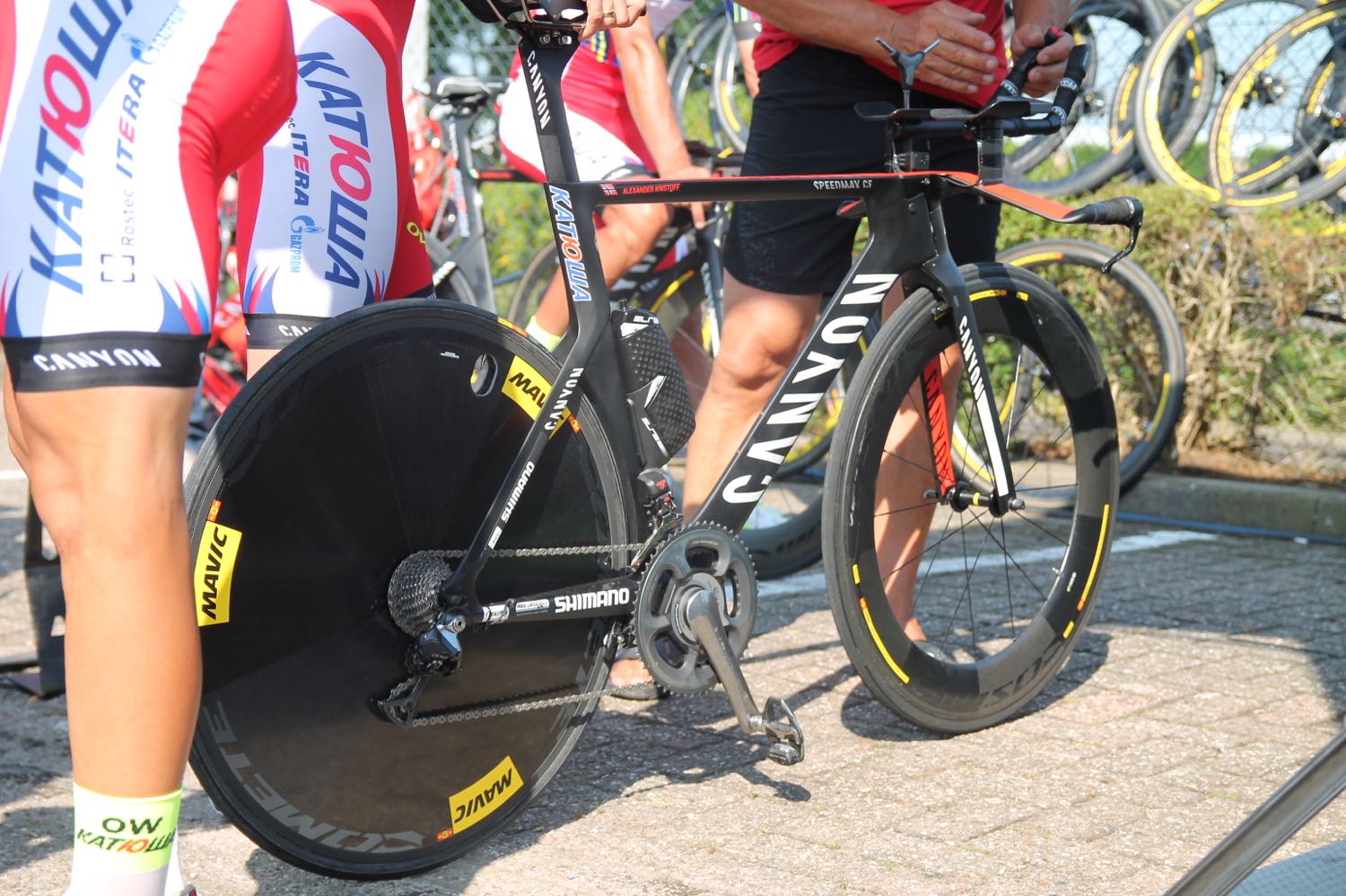 The special equipment of the Tour de France time trial road.cc